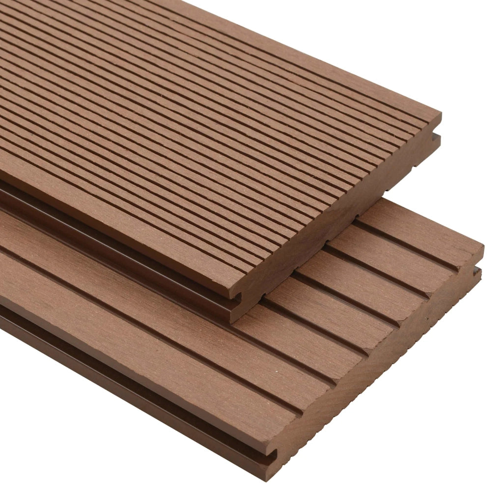 Pavimento da Deck 60 pcs Marrone Chiaro WPC 3444735