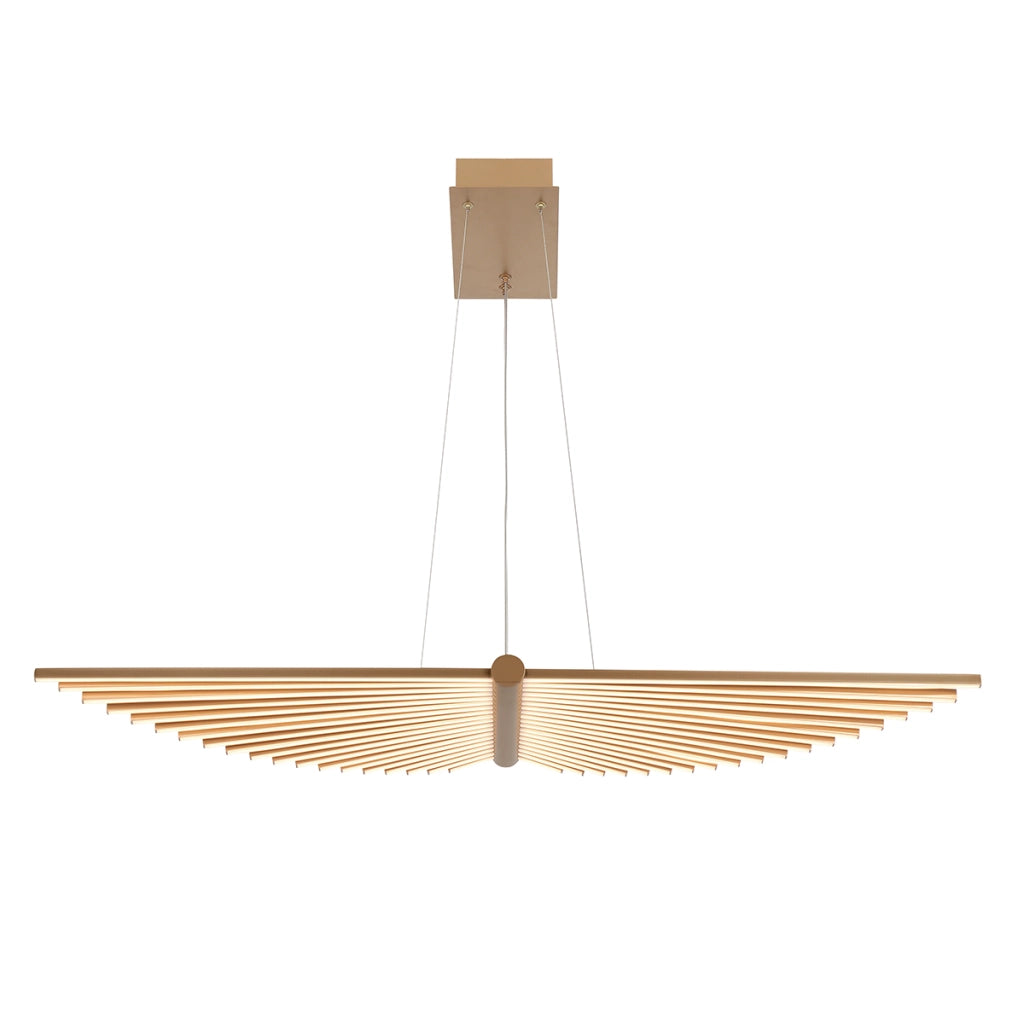 Lampadario LED Seraph Quintiesse oro spazzolato 57W