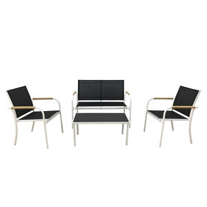 C SET SALOTTO MENTON 4 PEZZI BIANCO- 1,0 pz