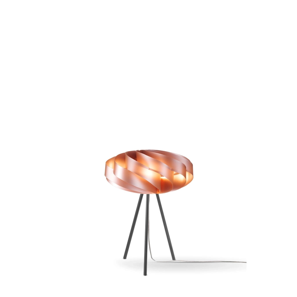 Lampada Da Scrivania-Ufficio Moderna Flat Polilux ® Rame E Metallo 1 Luce E27