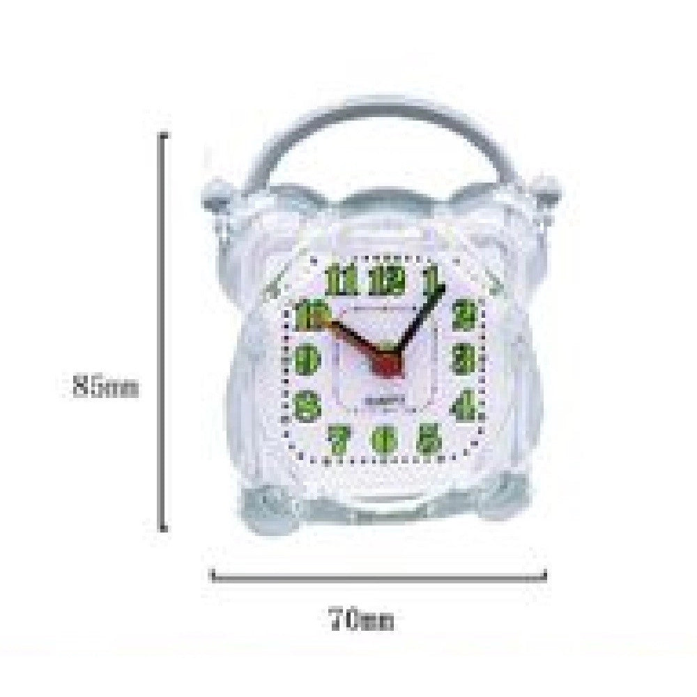 Trade Shop - Sveglia Analogica Orologio Alarm Clock Luce Notturna Funzione Muto Tavolo Tx-9122 -