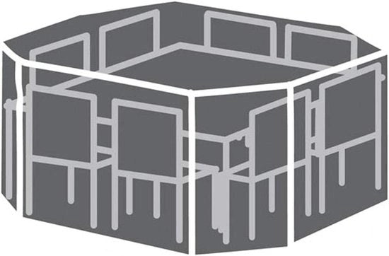 Cappa per giardino - grigio - 220 cm x 220 cm x 95 cm