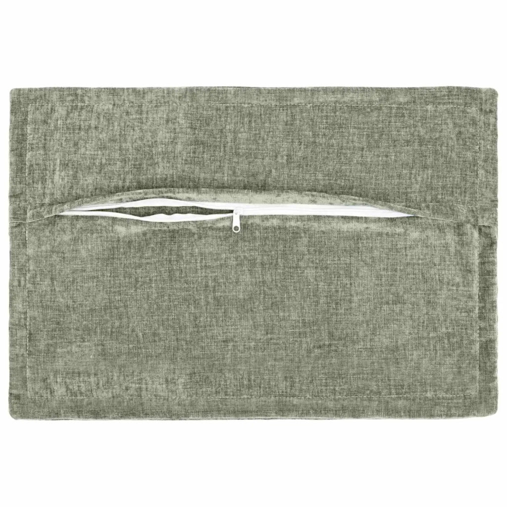 Federa 6 pz HOUTEN Verde 50 x 80 cm Tessuto Chenille 920156