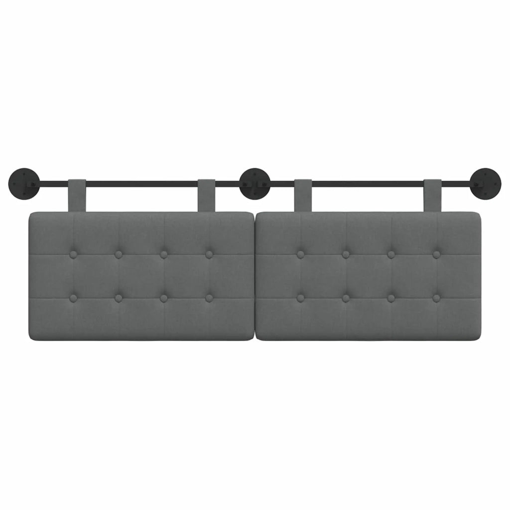 Testiera sospesa Grigio scuro Tessuto 42031929
