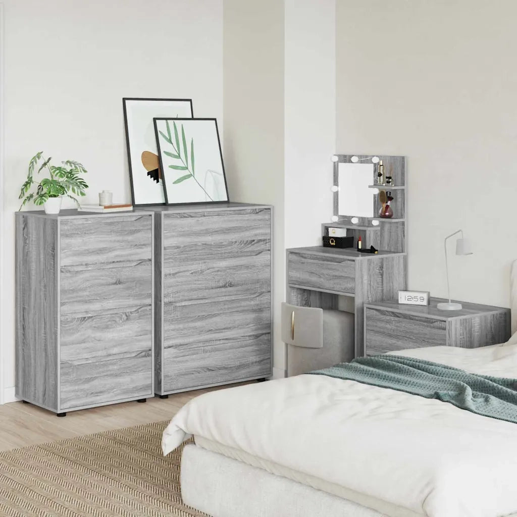 Armadi di Stoccaggio 2 pcs Grigio Sonoma 60 x 48 x 105 cm