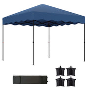 Tenda da Giardino Pieghevole ¨C Minimal ¨C Blu Scuro 3x3m