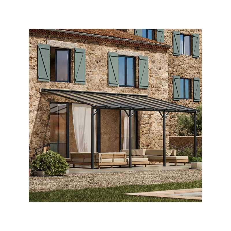 Pergola PERGOFRANCE Harmonie 3x6M - Antracite