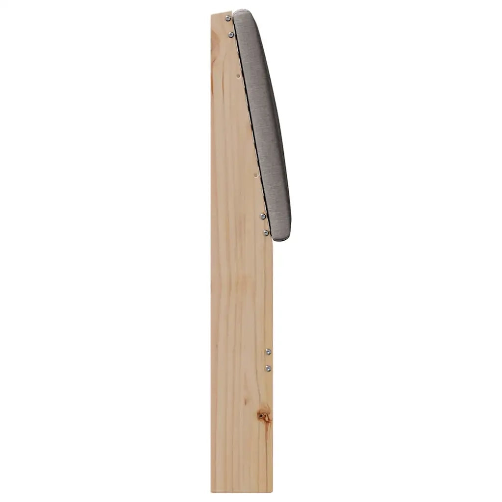 Testiera imbottita Talpa 120 cm Pino massello 879407