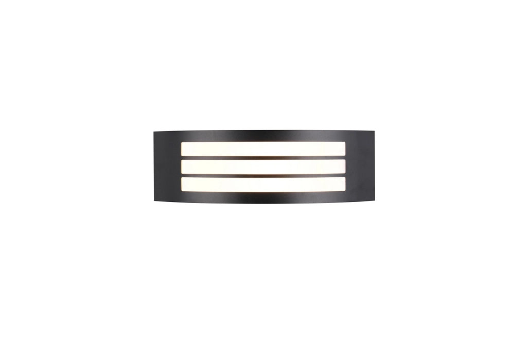 Applique da esterno CEUTA RL nera metallo E27 IP44