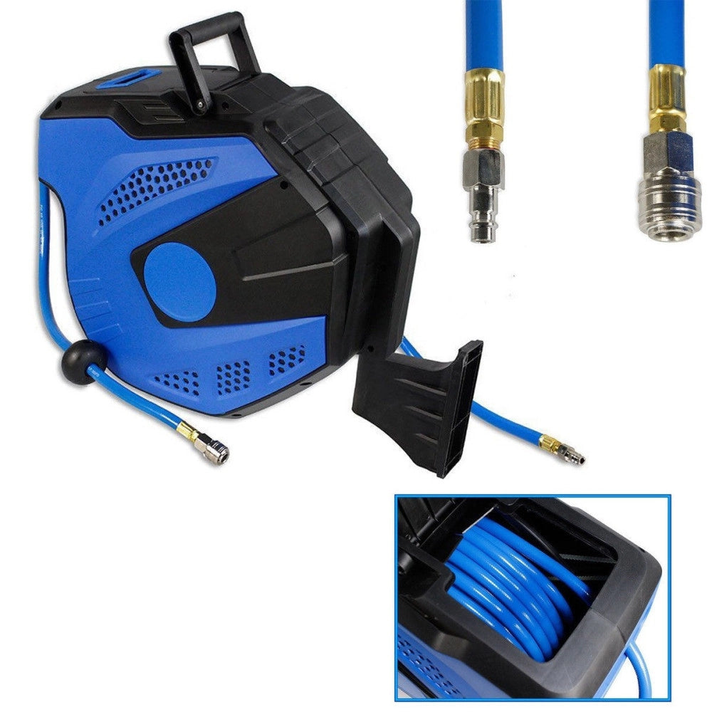 Trade Shop - Avvolgitubo Ad Aria Compressa Automatico Da 15 Metri Per Compressore Zya03-q15 -