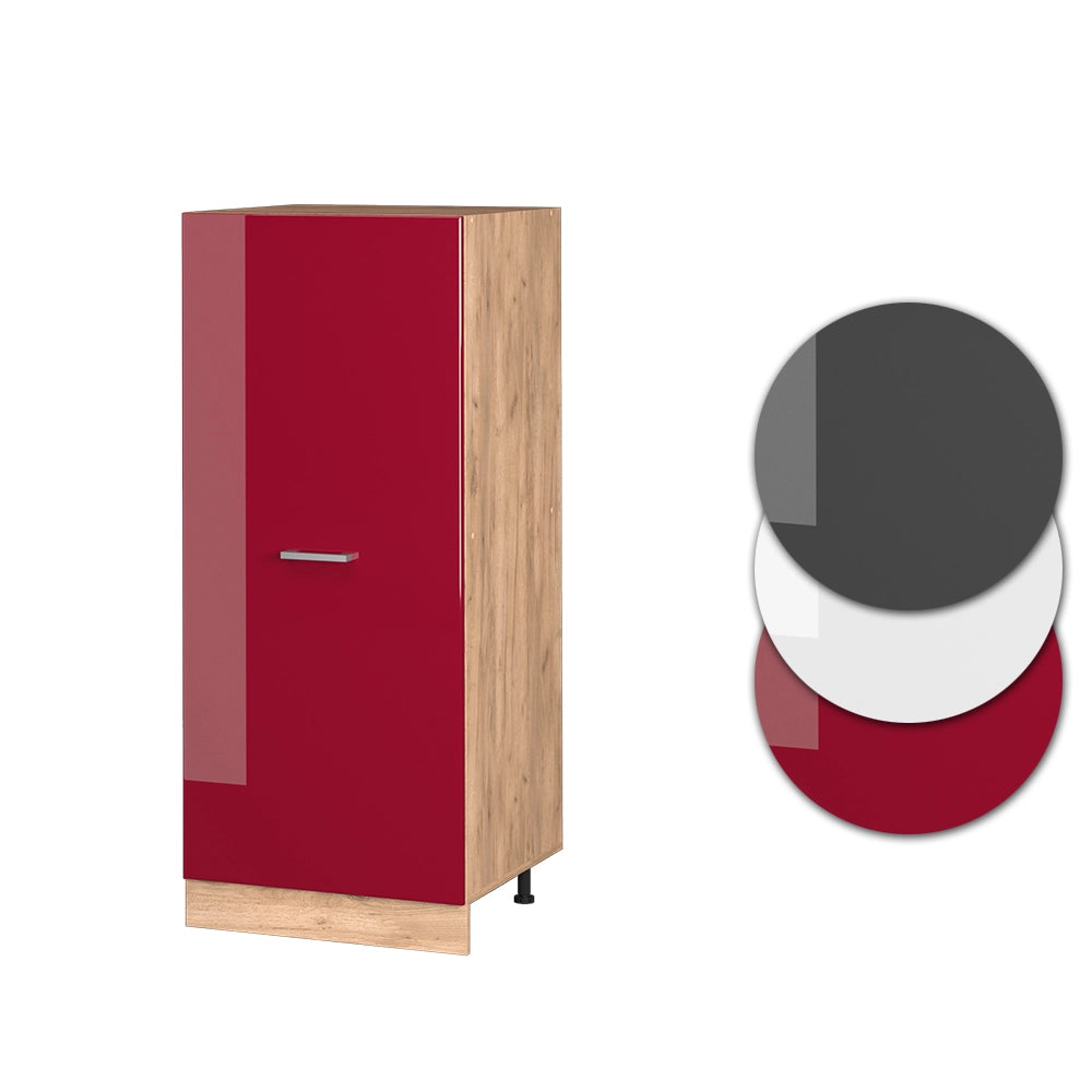 Mobile cucina dispensa R-Line Rosso lucido/Rovere dorato 60 cm Vicco