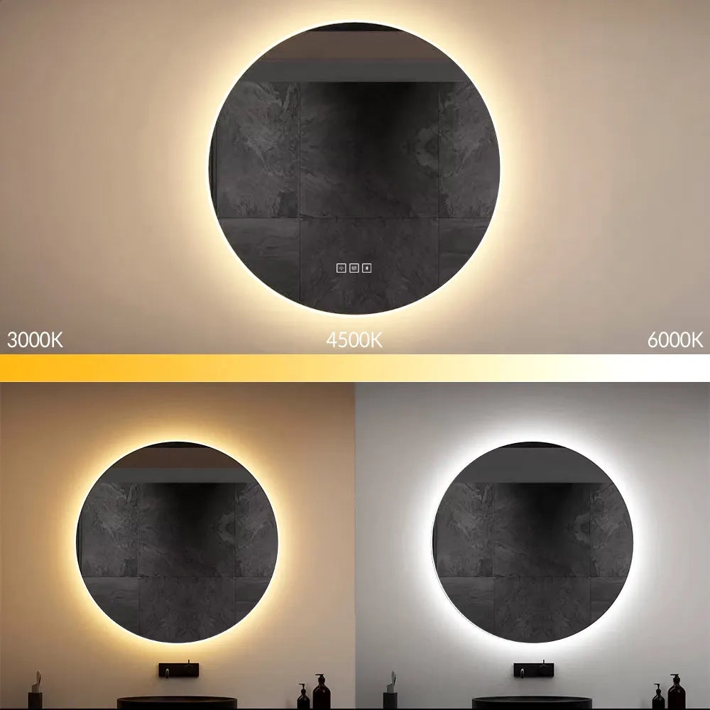 Specchio Led 60cm Round Bluetooth