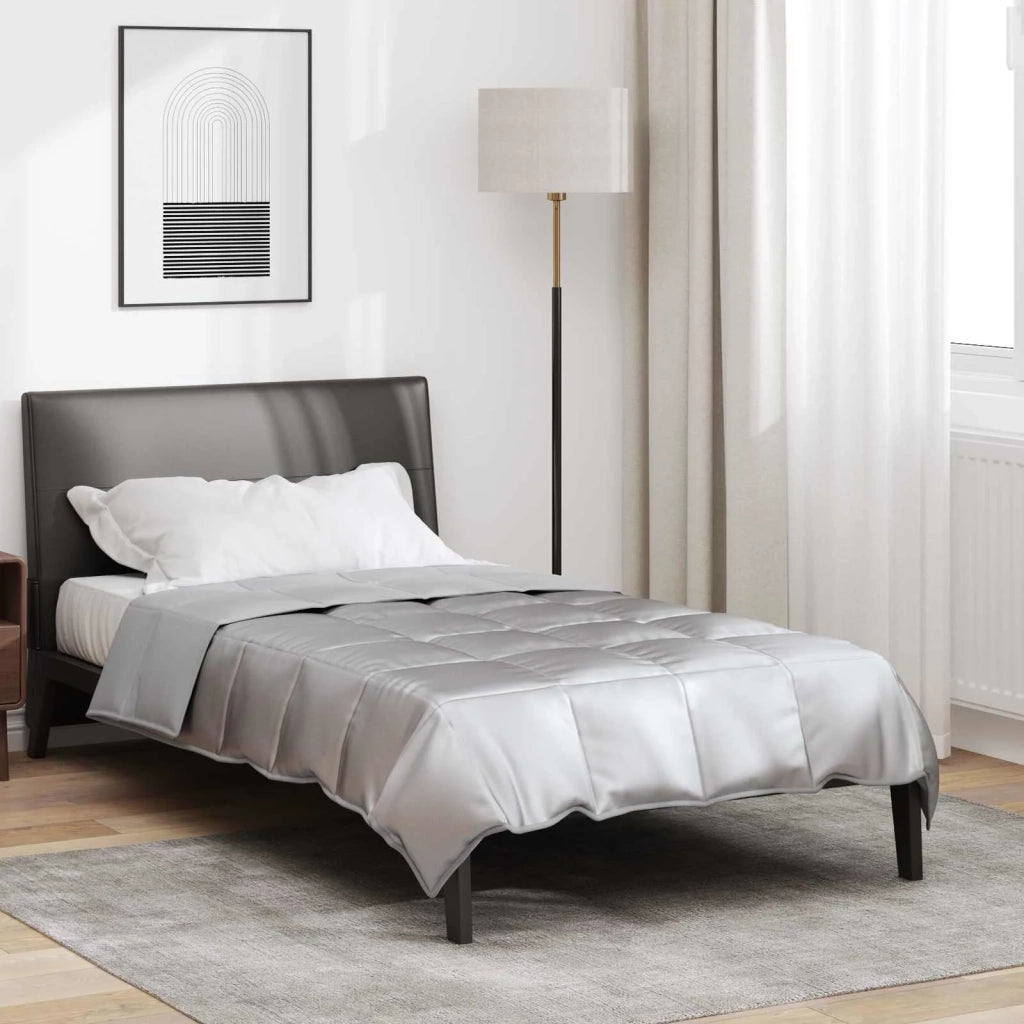 Piumone | Duvet Completo Annuale Argento 155 x 220 cm Satin e Micropile
