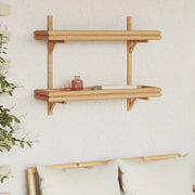 Scaffale da parete Marrone 75 x 26 x 60 cm Bambù 4107161