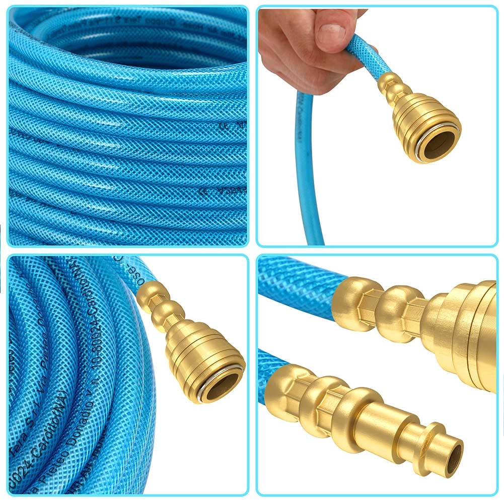 Tubo ad Aria Compressa Compressore Tubo a Pressione Attacco Semplice Veloce 15m