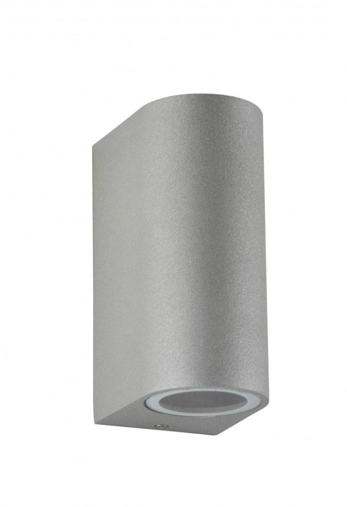 Applique esterna 2xGU10 argento IP44 SU-MA Mini 6002