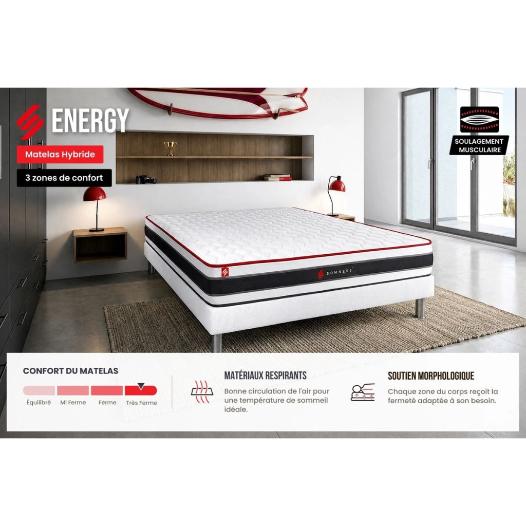 Materasso e base 90x190 cm - Energy