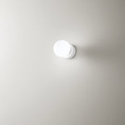 Applique Contemporanea Maga Metallo Bianco Vetro 1 Luce G9