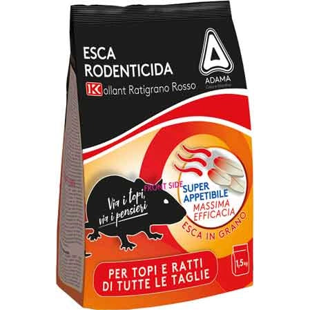 ESCA TOPICIDA 'RATIBROM 5.0 GRANO' 1,5 Kg - KOLLANT