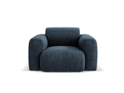 Cosmopolitan Design - Poltrona "Nolio" 2 posti in ciniglia blu reale 
