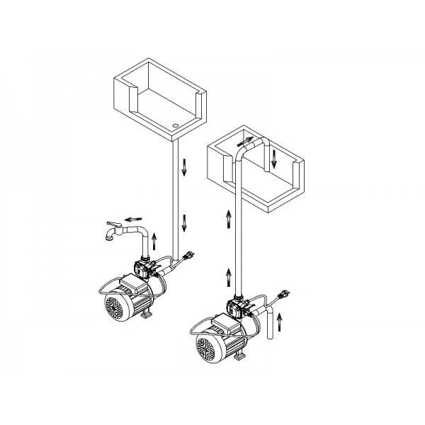 FLUSSOSTATO ELETTRONICO ITALTECNICA SPIN ATTACCO M 1''  Con PRESA