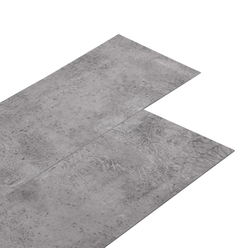 Tavole per Pavimenti 36 pcs Marrone Cemento 5,02 m² PVC 42046285