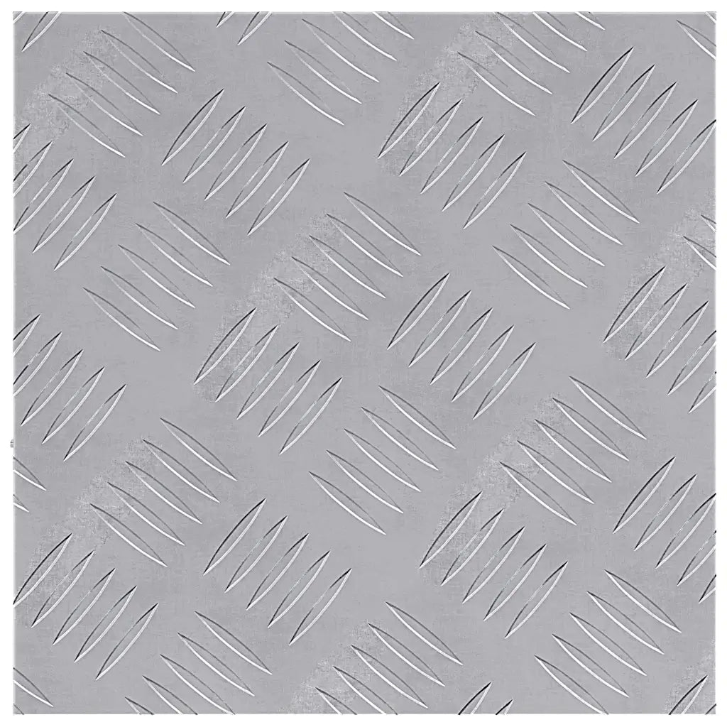 Gradini per Scale Quadrato 2 pcs Argento 30 x 30 cm Alluminio 4104283