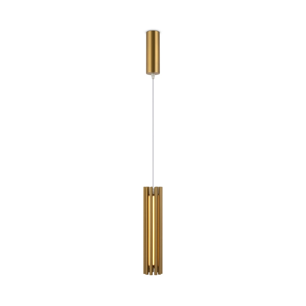 Lampada sospensione Maytoni Sonata ottone LED 12W 3000K