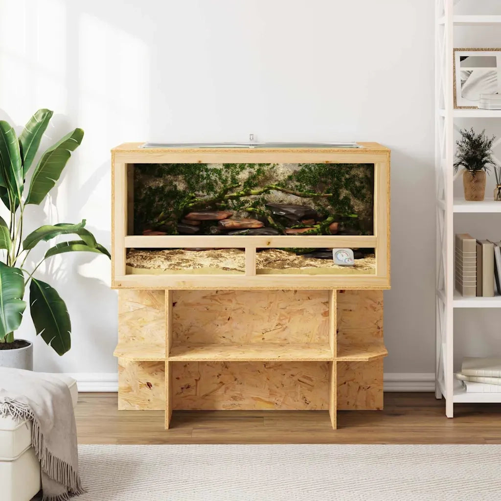 Terrario Marrone 100 x 50 x 100 cm OSB