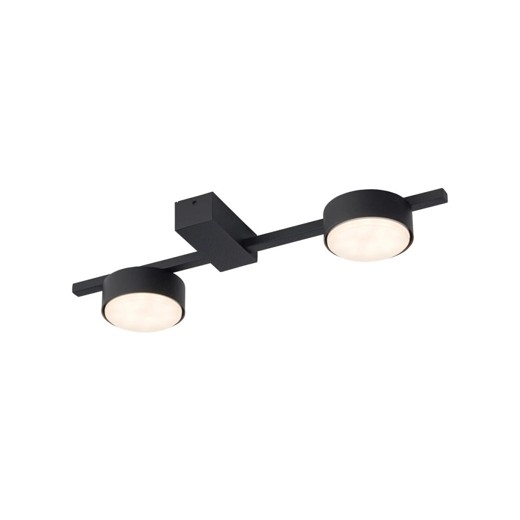 Plafoniera soffitto Nowodvorski PILLS nera alluminio 2xGX53