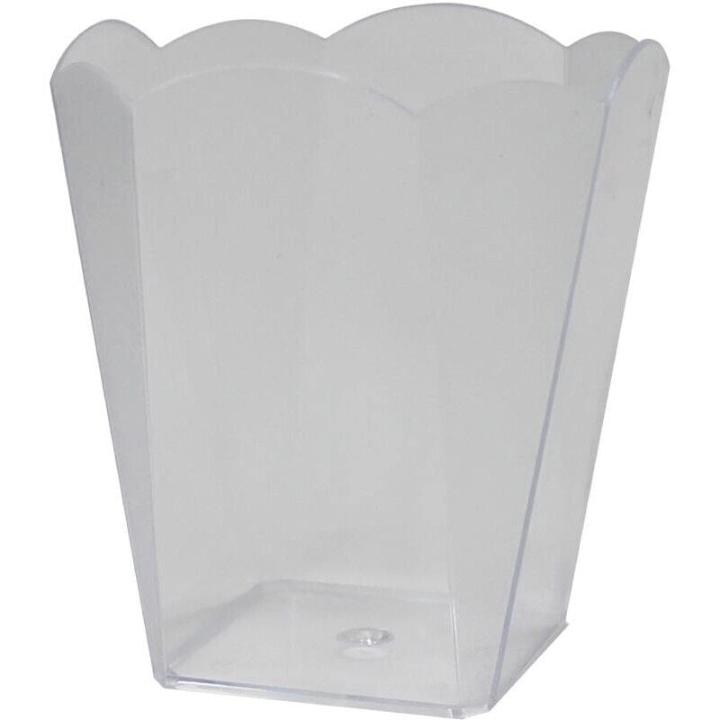 COPPETTA FIORE IN PLASTICA IN SET DA 12 PEZZI DA 130 CC