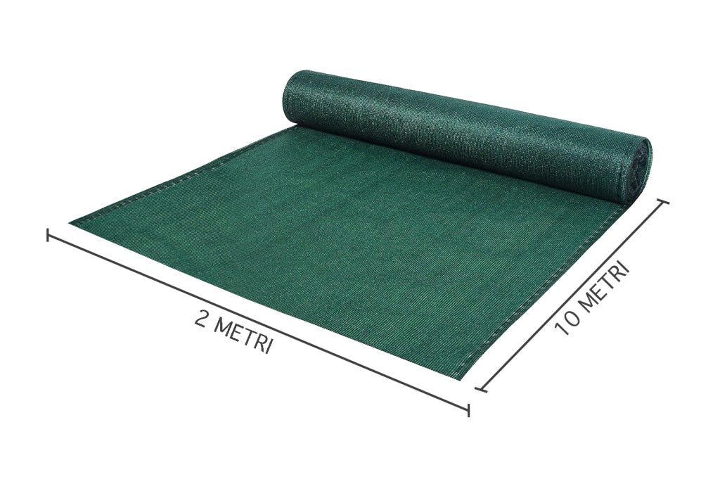 Rete Ombreggiante Metri Frangivista Telo Privacy Frangivento Verde Recinzione Frangisole Copertura Estero Ombra Terrazzi Giardini Verde - 2X10 MT