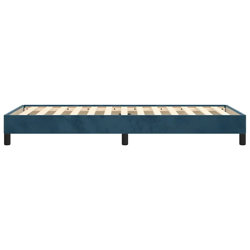 Giroletto senza Materasso Blu Scuro 90x200 cm in Velluto 346956
