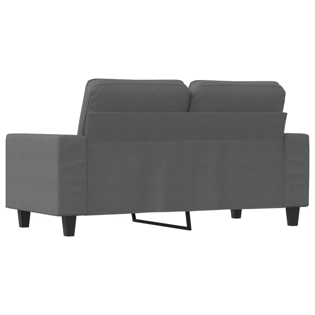 Divano a 2 Posti Grigio Scuro 120 cm in Tessuto 359384