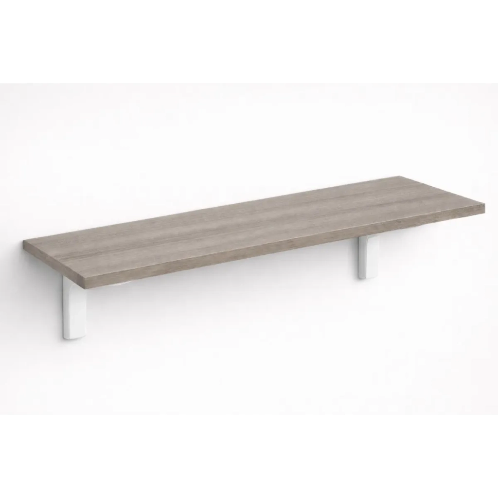 Mensola da Muro da appoggio in Legno nobilitato spessore 1,8 cm in colore Olmo 90x20 cm