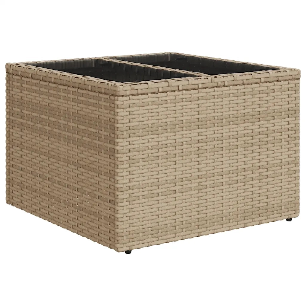 Set Divano da Giardino 6 pz con Cuscini Beige in Polyrattan 3325374