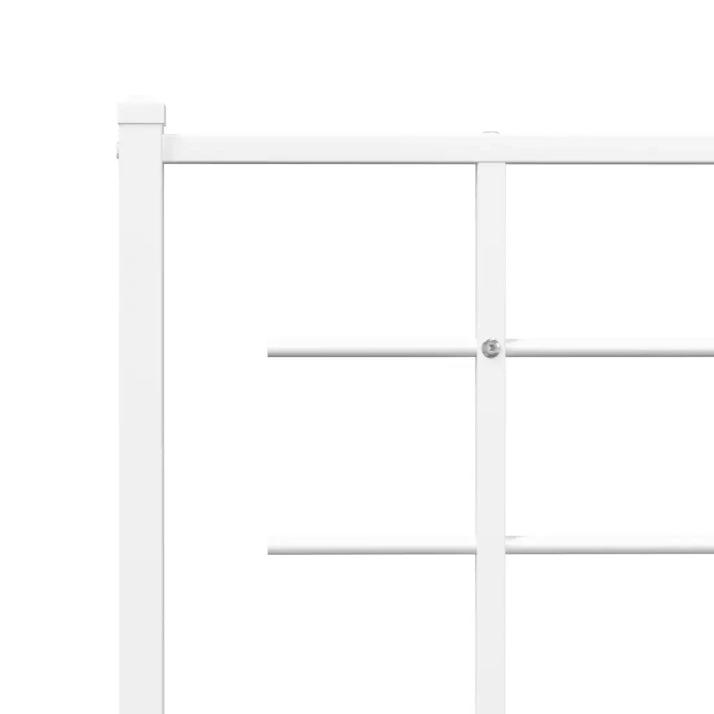 Testiera di Ricambio in Metallo Bianco 107 cm 355640