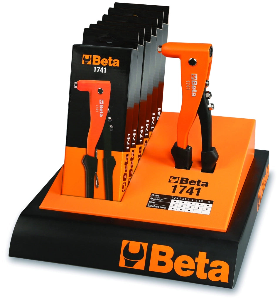 Beta RIVETTATRICE Art. 1741/E6 mm. 266 espositore 6 pezzi