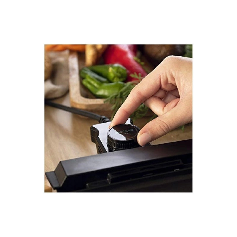 CECOTEC 03058 - Piastra da cucina Tasty&Grill 2000 Bamboo Black