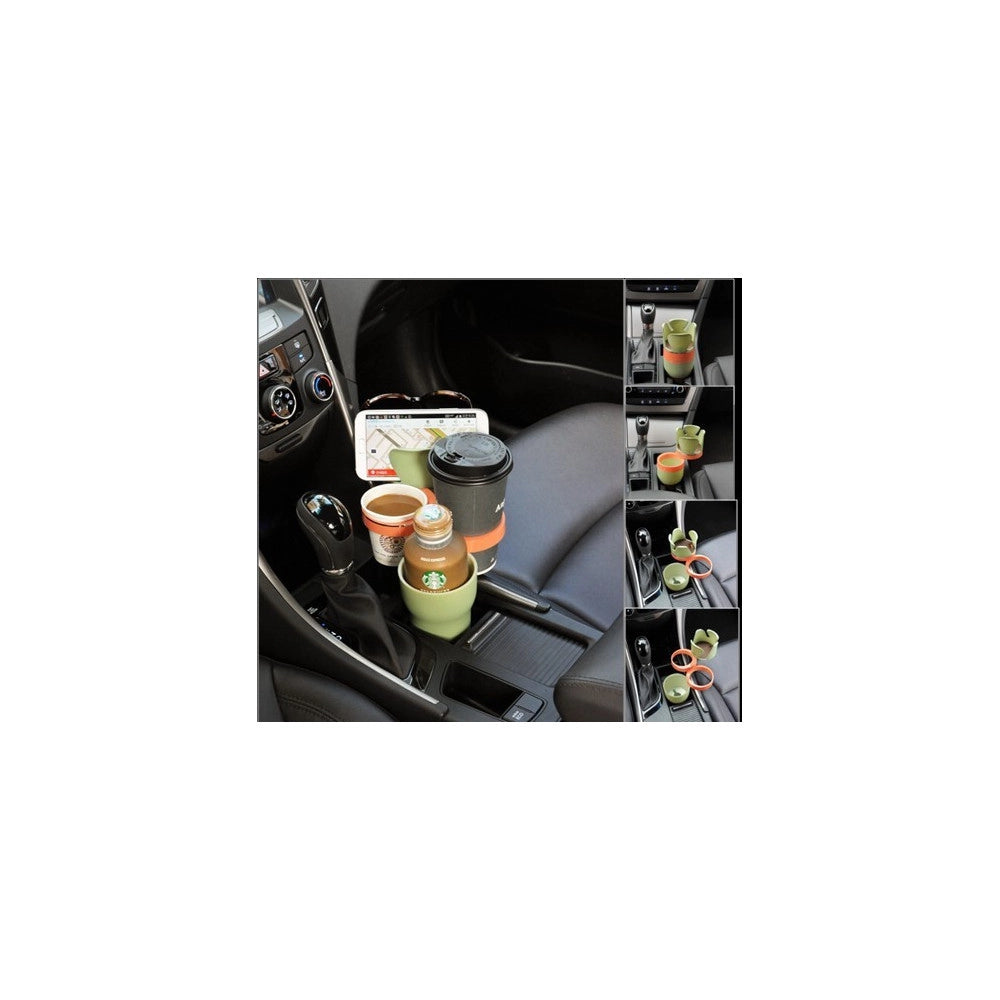 Trade Shop - Supporto 5 In 1 Da Auto Porta Cellulare Smartphone Chiavi Occhiali Universale -