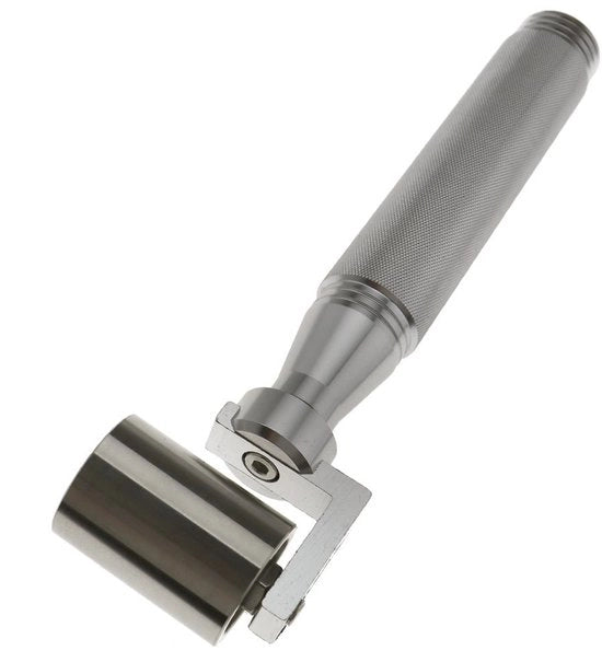 Roller per Tappeti in Alluminio Lega - Maniglia in Acciaio Inossidabile - Ruote in Acciaio Inossidabile - Lunghezza 17cm - Larghezza 3.4cm - Duraturo - Adatto per Tappeti in PVC e Tessuti - Roller per Pareti