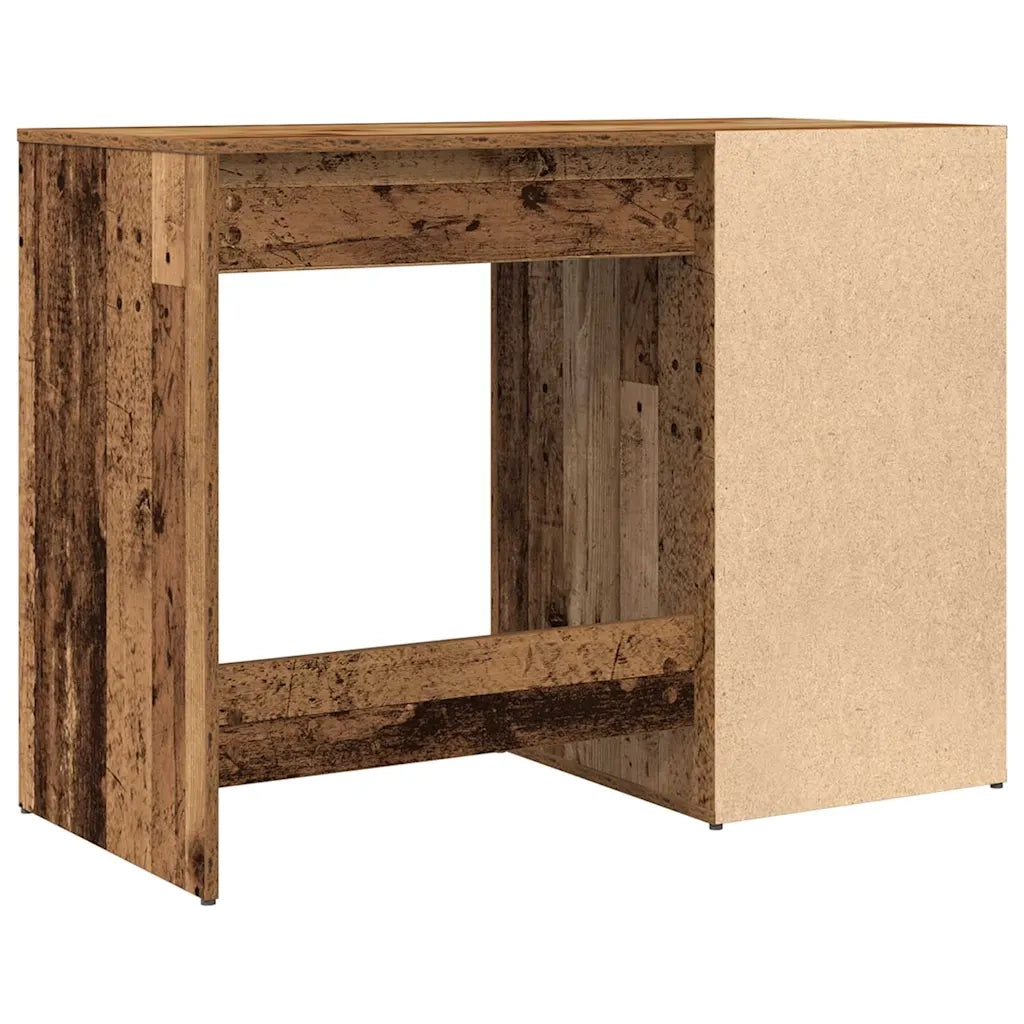 Scrivania | Tavolo da Ufficio Legno Antico 100x49x75 cm in Legno Multistrato