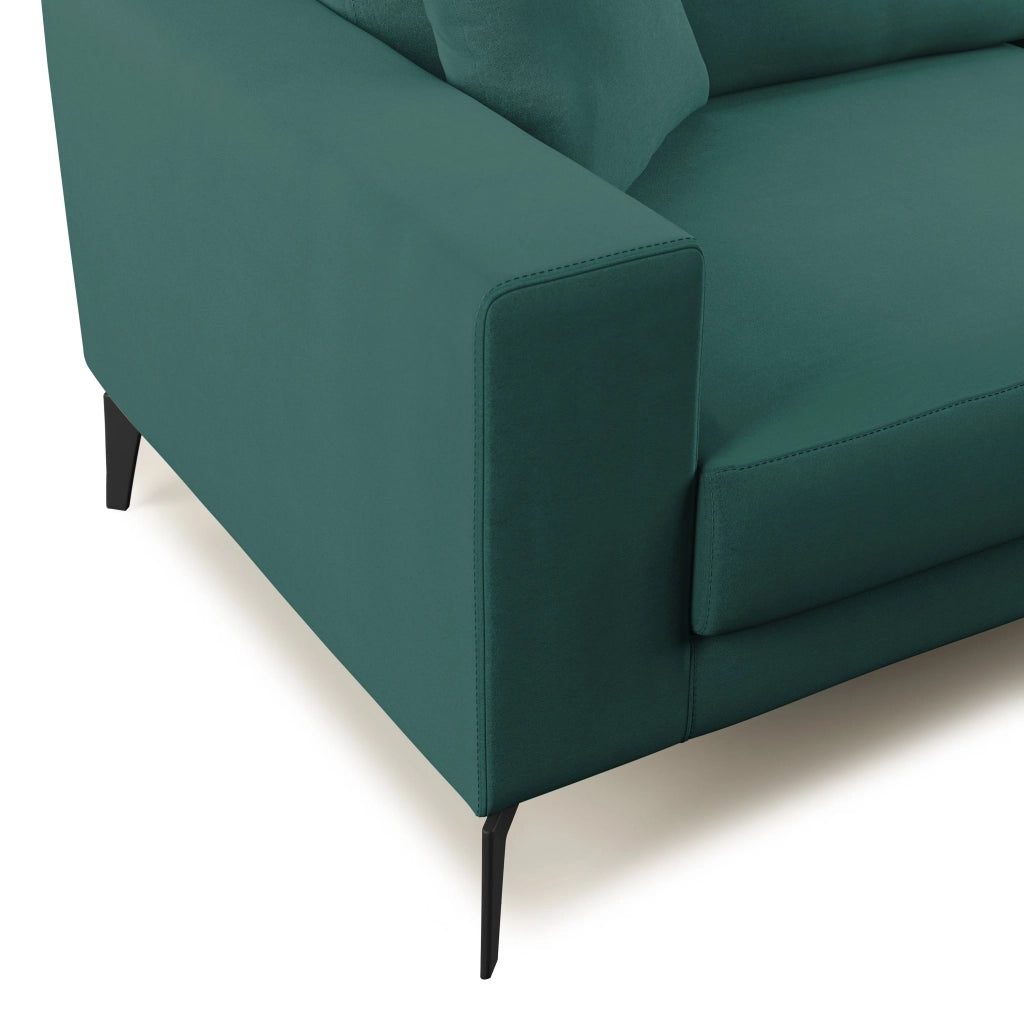 Prestige Divano design moderno T11 146 cm petrolio