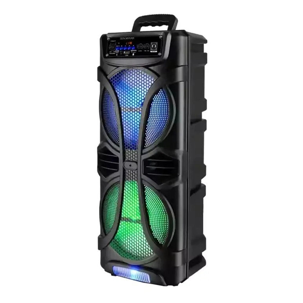 Trade Shop - Cassa Amplificata Sp-53 40w Karaoke Bluetooth Con Microfono Portatile Wireless Trolley -