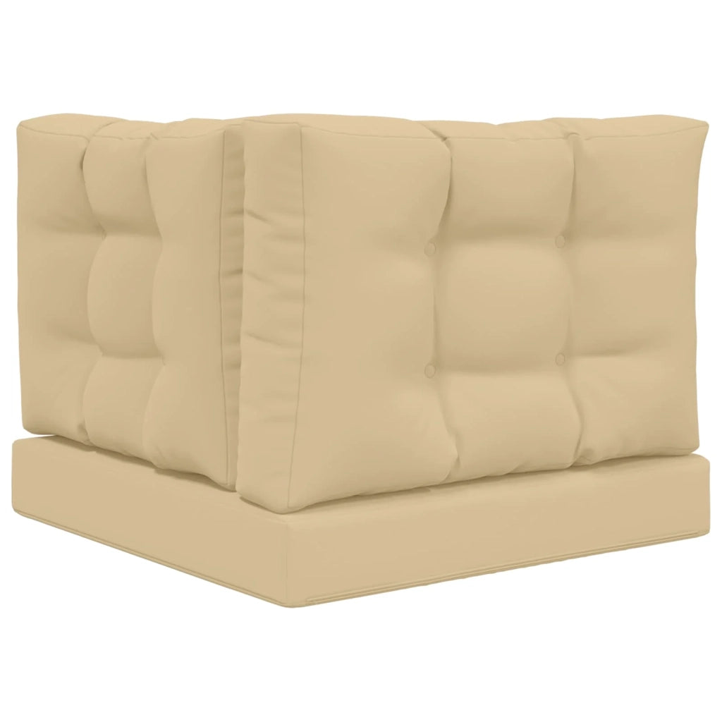 Cuscino per divano da esterno 3 pz | Cuscini per sedie Beige Poliestere
