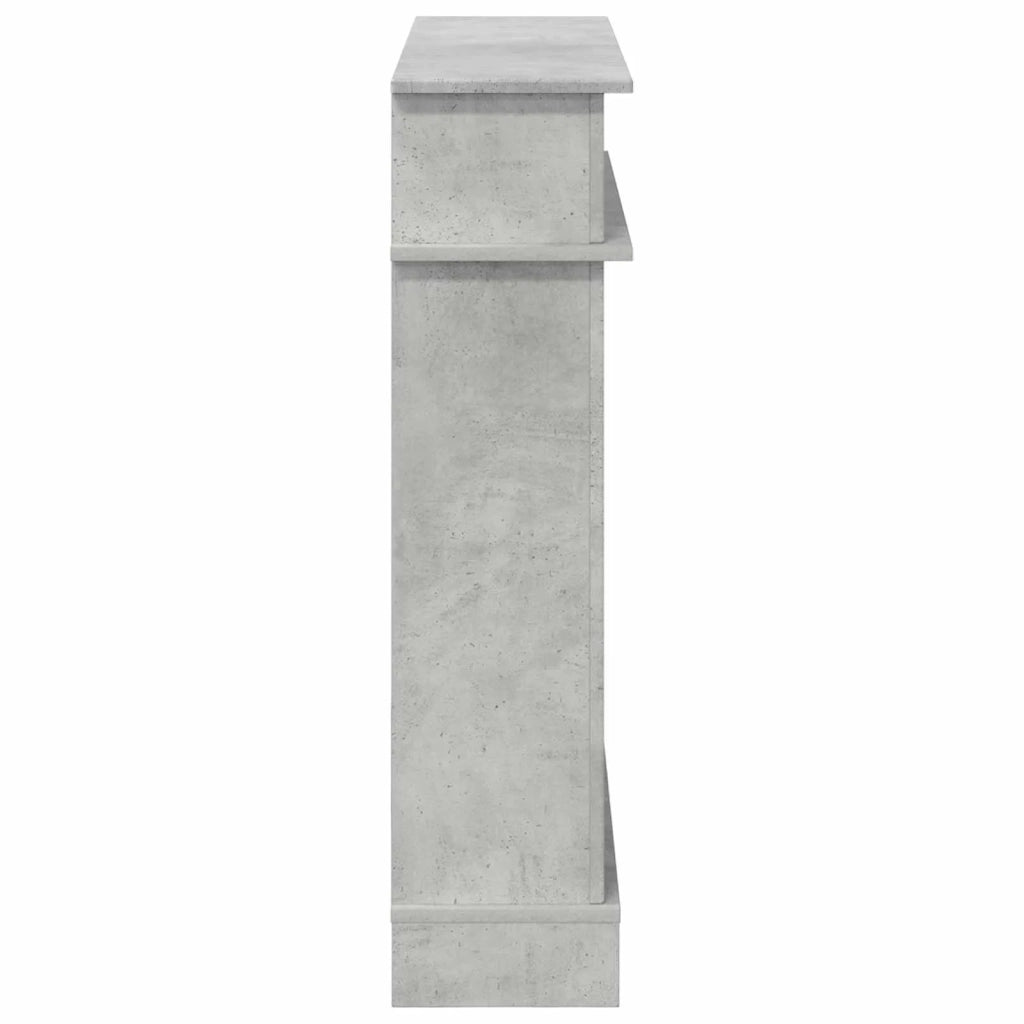 Cornice per camino Grigio Cemento 102 x 26 x 100 cm 8006645