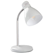 Lampada da scrivania bianca/cromo ZARA E14 10W Kanlux
