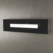 WALLY APPLIQUE-PLAFONIERA 60 CM. 1 LUCE NERO 1138-60-NE