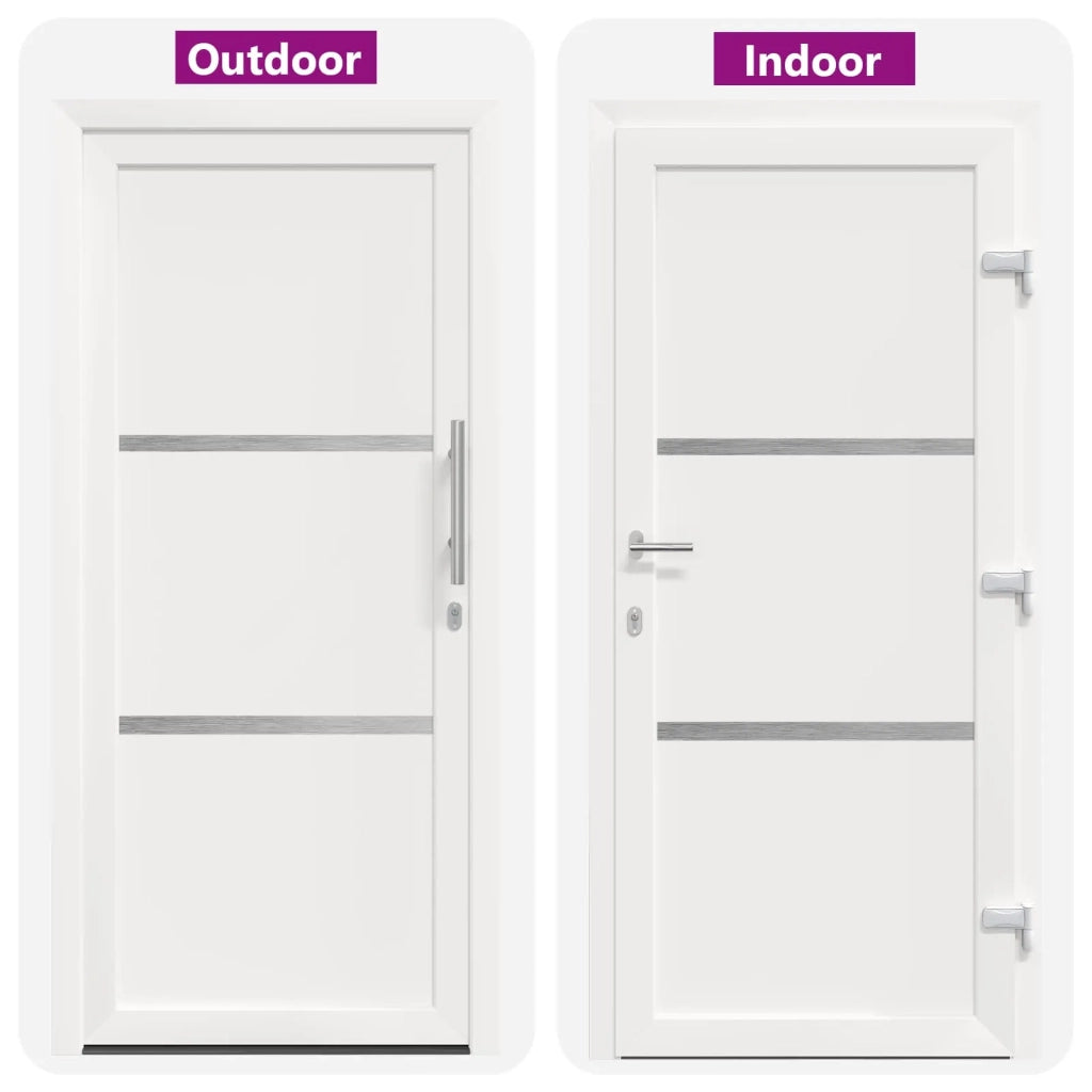 Porta Frontale Bianco 88 x 200 cm PVC 3445691