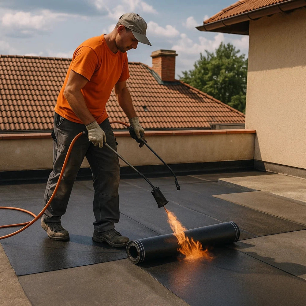 Membrana bituminosa poliestere 4 mm impermeabilizzante casasciutta 1 x 10 m